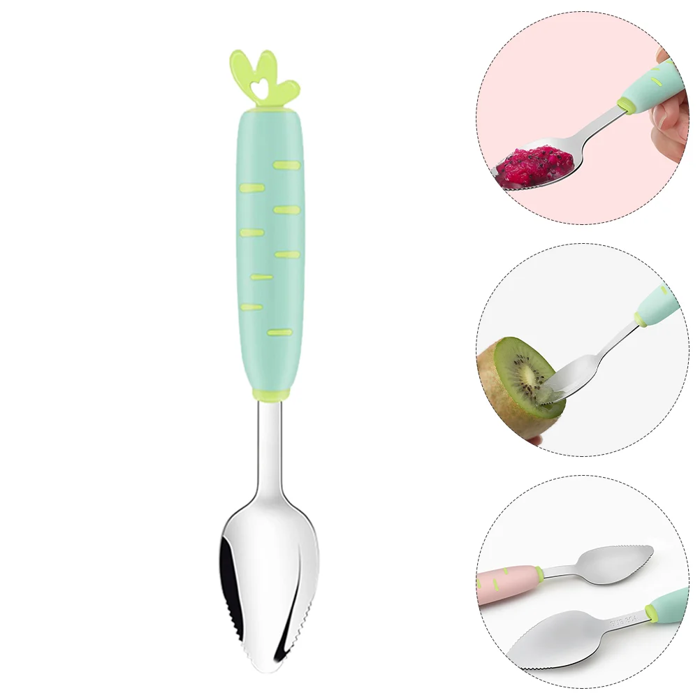 

Фруктовая пюре ложка детская Первая стадия ложка детская посуда из нержавеющей стали