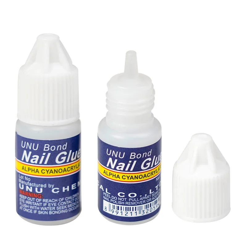 5Pcs Fast-Drying False Nail Tips Glue For Nails Rhinestone Polishing Manicure Decoration DIY Tools Liquid Charm Nails Art Glues 2