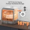 Portable Dishwasher Countertop, WIFI Smart Dishwasher, Compact Dishwashers with 5L Built-in Water Tank, 6 Programs, 360° Dual 4