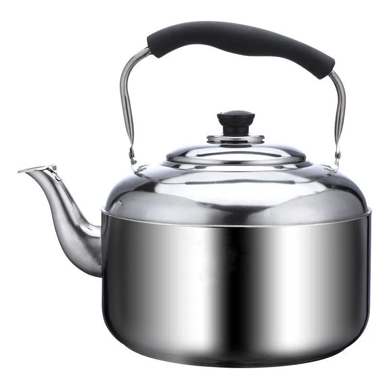 3L/4L/5L/6L/8L Handheld Water Pot Boiling Tea Kettle With Whistles For Gas Stoves Stainless Steel Water Kettle With Whistles