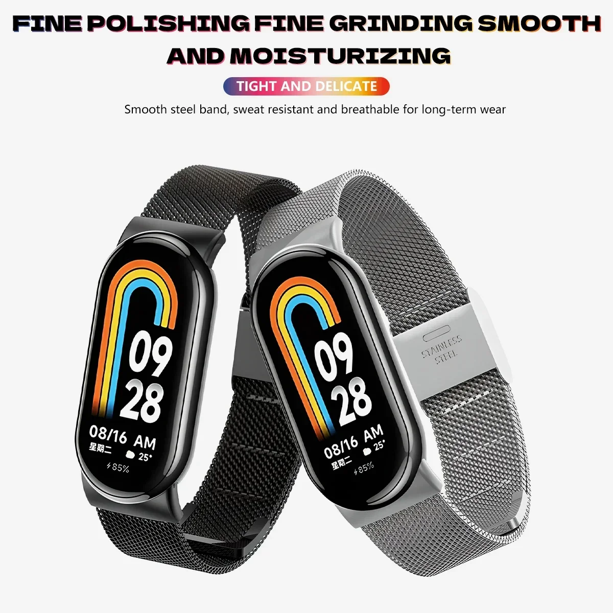 Stainless Steel Milanese Bracelet Wristband Strap Accessory