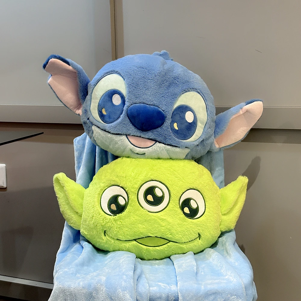 

Плюшевая подушка с мультяшными персонажами из мультфильма «Disney Stitch»
