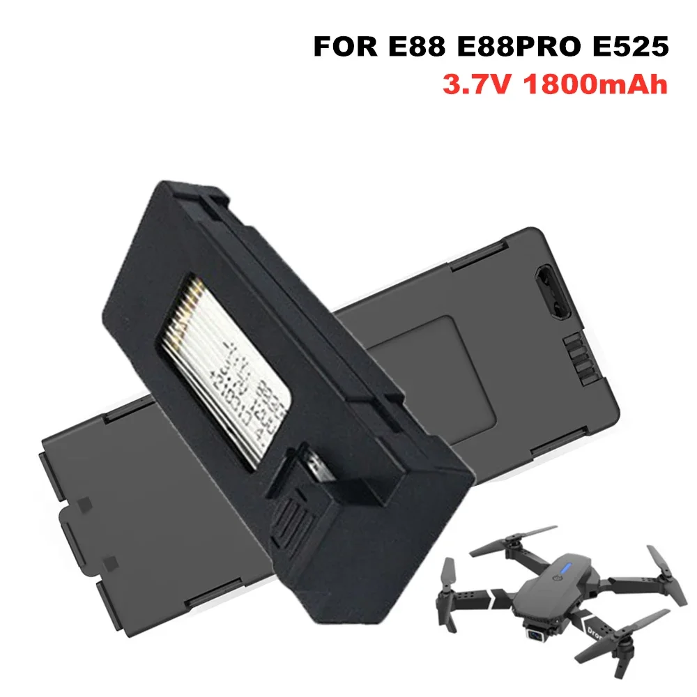 แบตเตอรี่โดรน 3,700 mAh สำหรับ E88PRO E99 P1 K3 และอื่นๆ