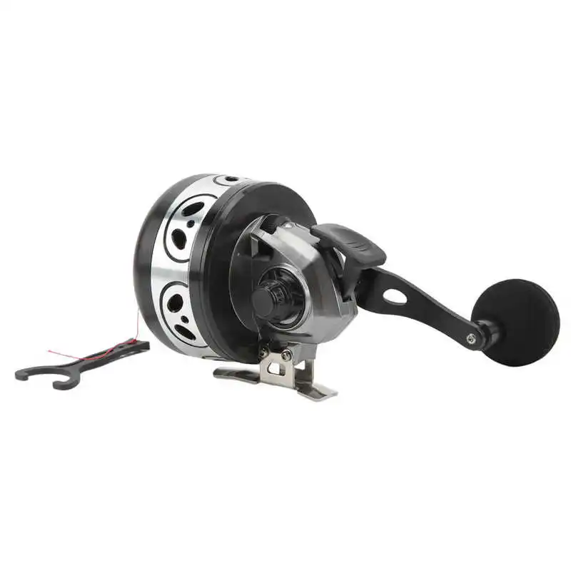 Moulinet de pêche Spincast pour arc composé, moulinet de chasse au poisson pour arc composé pour la chasse au poisson avec accessoires d'entretien de 40 m