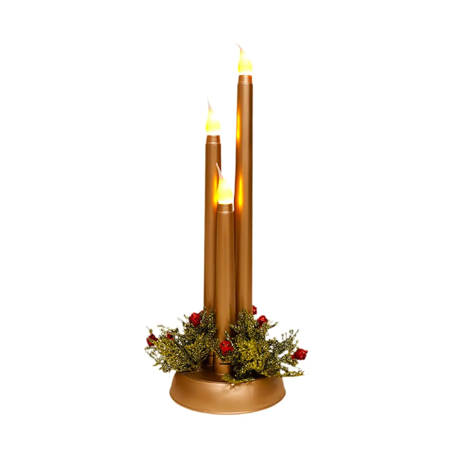 LED Candles, Flameless Christmas Candles, LED Candle Holders, Photo Props,