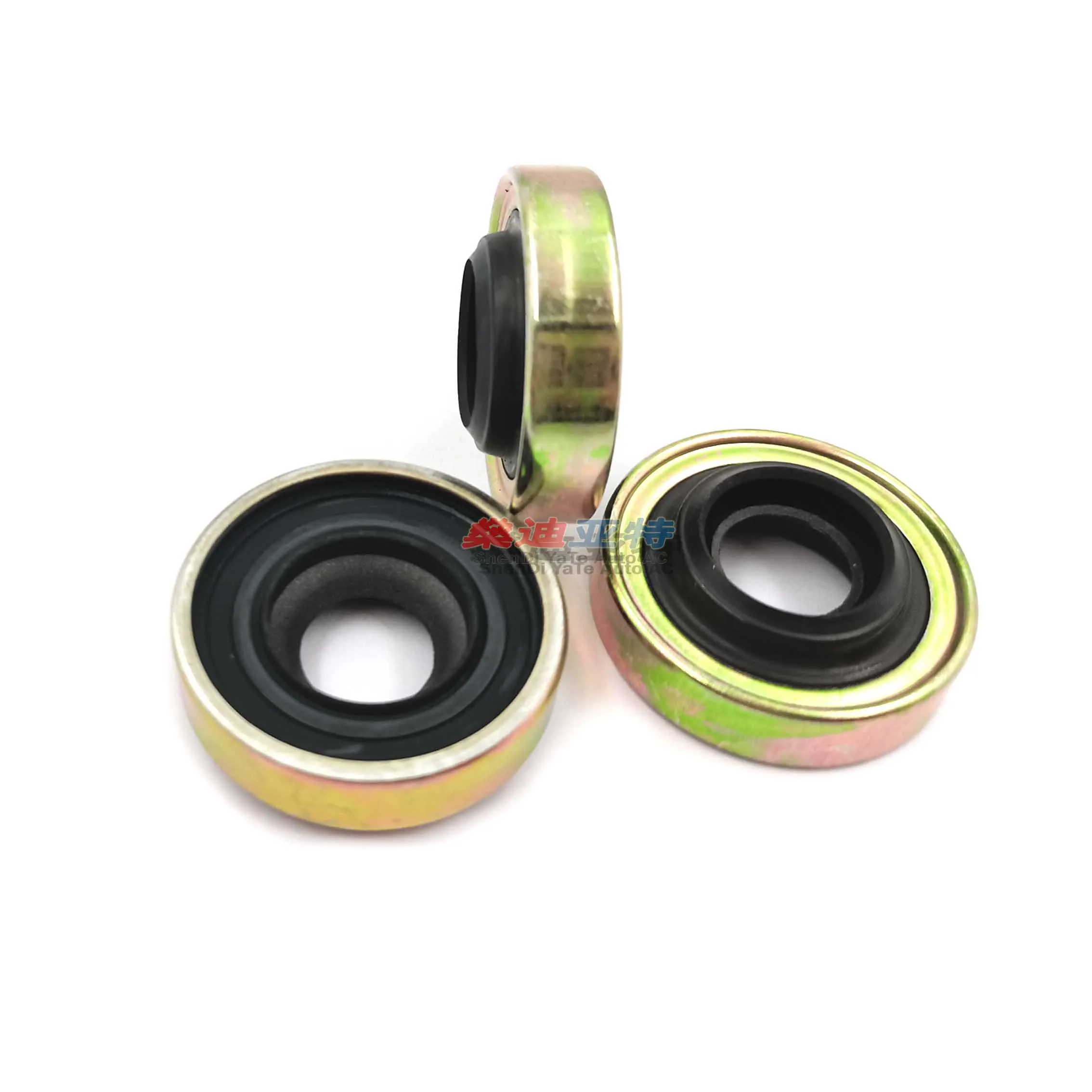 Automotive Air-conditioning Compressor Shaft Seal Stamp Oil Seal For GM DA6 DR6 V5 R4 Double Lips compressor Repair Parts