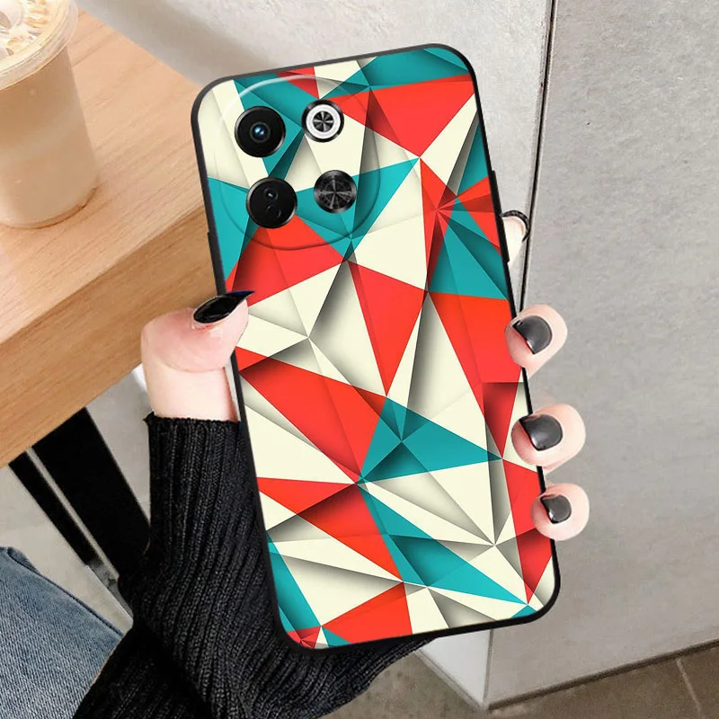 Black TPU Shockproof Phone Case - Soft Silicone Bumper & Protective Back Cover