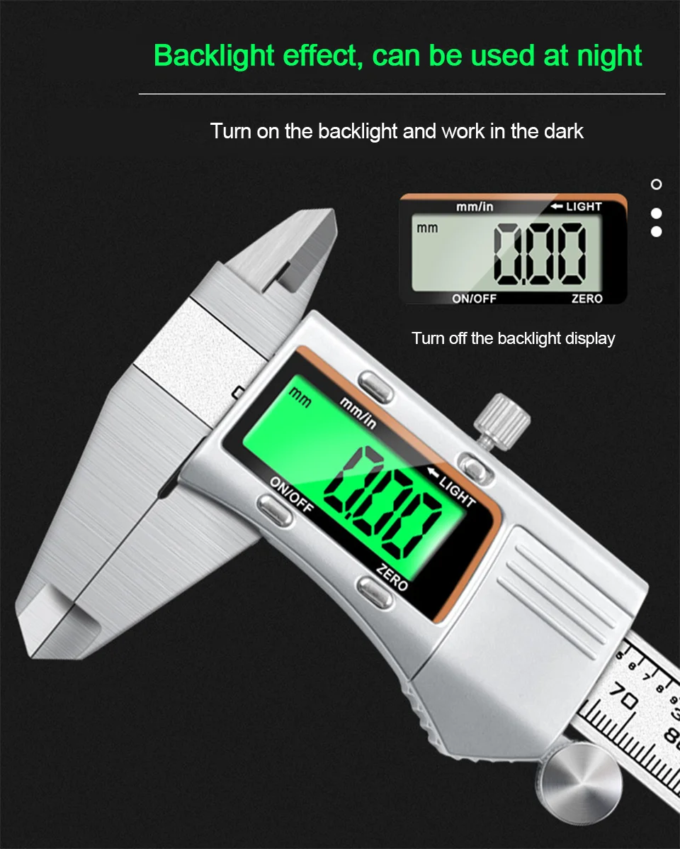 High Precision Electronic Digital Vernier Calipers Measuring Tool 150mm