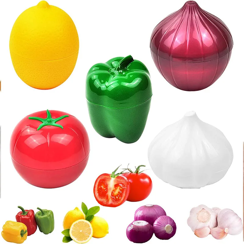 Plastic PP Fruit and Vegetable Fresh-keeping Box Garlic Onion Lemon Fresh-keeping Sealed Box Green Pepper Apple Storage Bowl kitchen storage box rice storage box food storage pots food storage container food storage can food storage box storage box