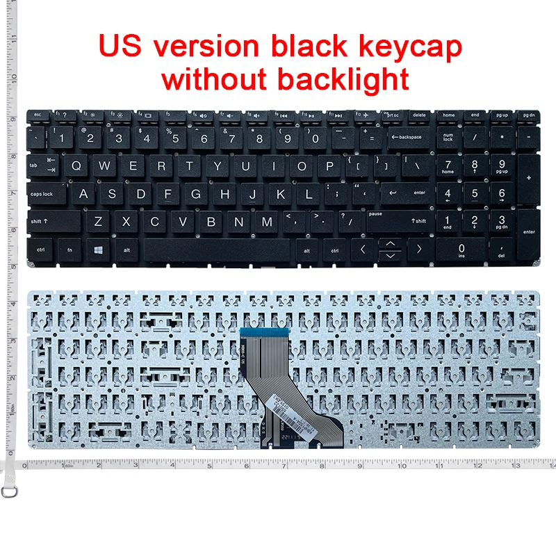 US keyboard FOR HP 15-DB 15-DX 15-DA 15-CX 15-DR GW 250 255 256 G7 15-CN 15-CS 15-CR 15-CW 17-BY 17-CA TPN-C135 15-CP -EC 17-CD