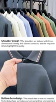 Polo d'été pour homme, nouveau modèle à col revers et manches courtes, design haut de gamme, imprimé lettres de marque, t-shirt décontracté et confortable 6