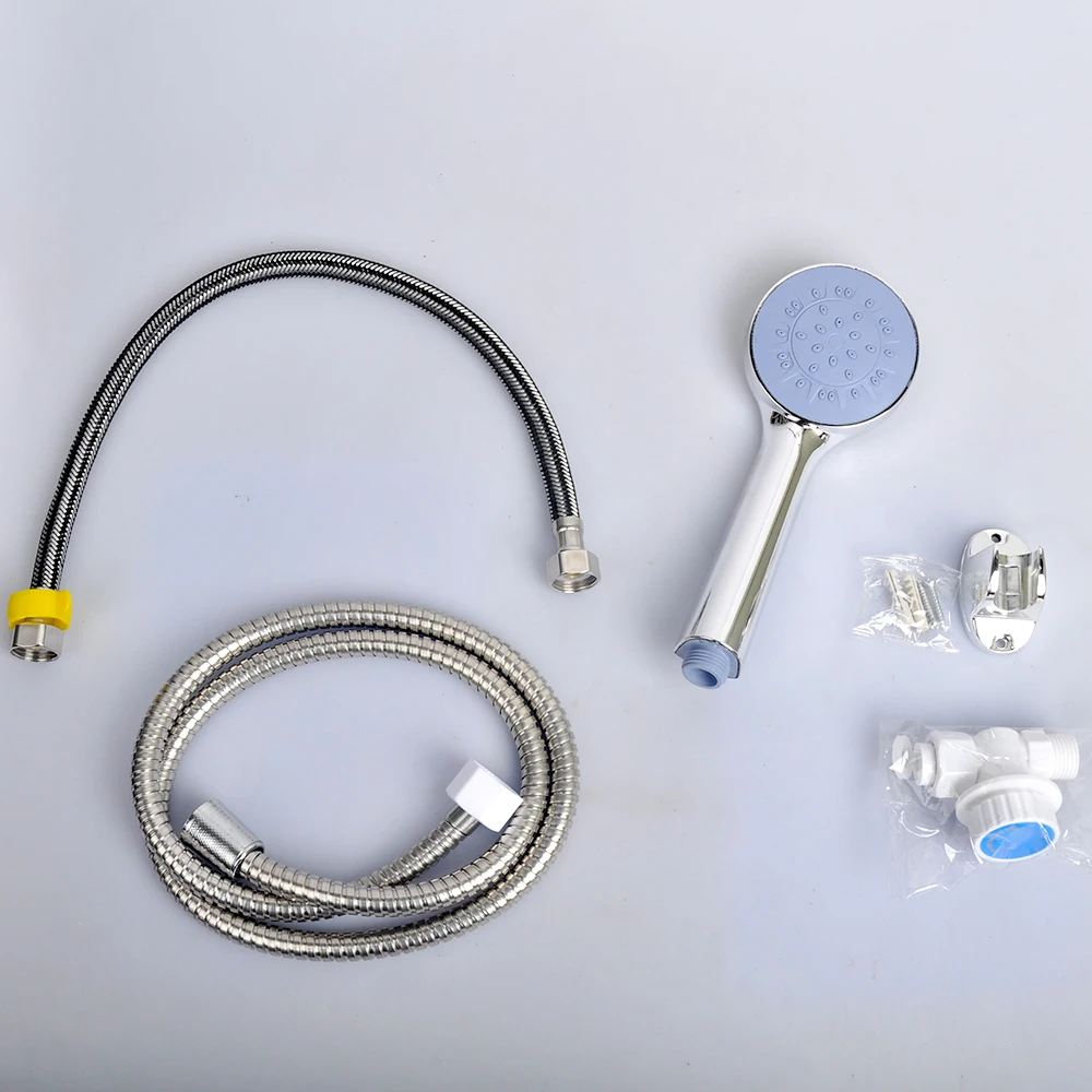 Electric Water Heater Instant Water Heater Shower Bathroom Faucet EU Plug Hot Water Heater 3500W Digital Display for Country House Cottage Hotel