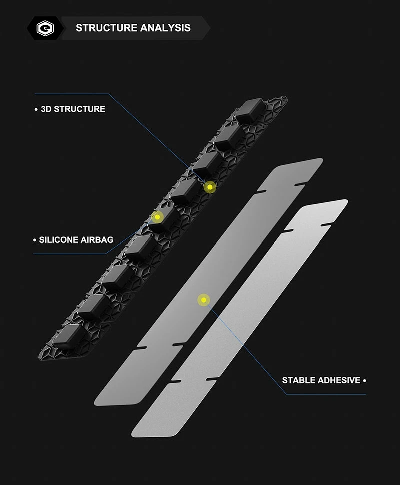 ENLEE 3D MTB Rennrad Silikon Kette Fahrrad Rahmen Wachen Selbstklebende Fahrrad Rahmen Abdeckung Schutz Für Scratch Zubehör – Detail 4