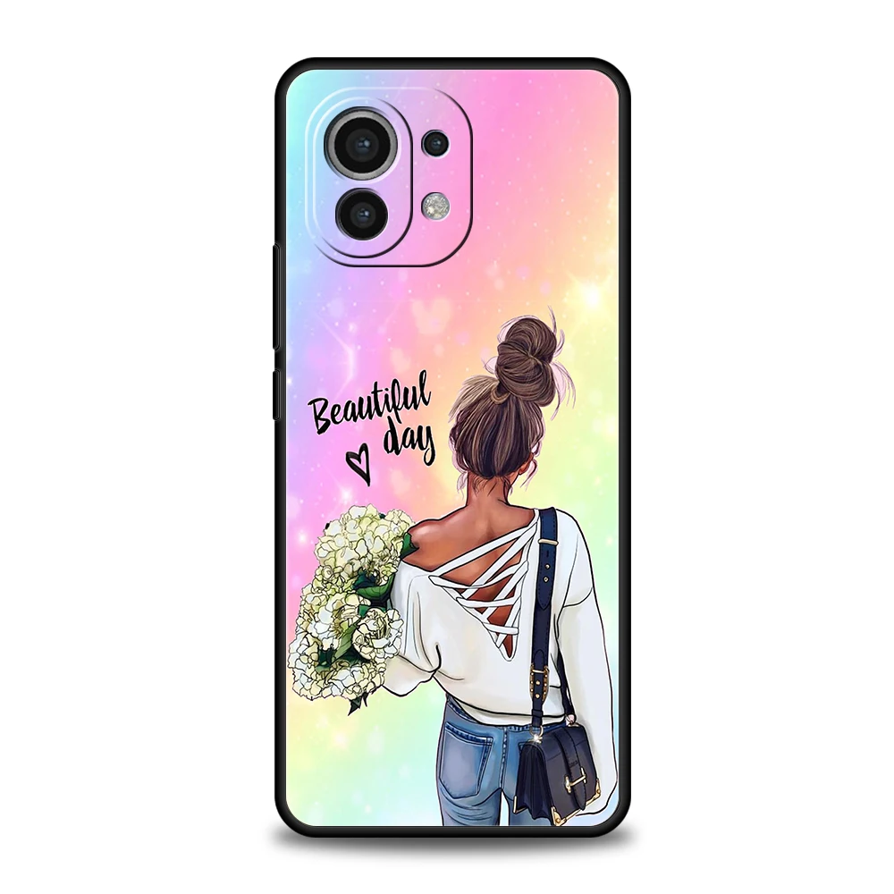 Super Mama Baby Handy hülle für Xiaomi Poco F4 F3 x3 x4 x5 GT NFC M3 M4 11 Ultra 12 12T 13 Note 10 Pro Lite 5g Silikon hülle – Detail 7