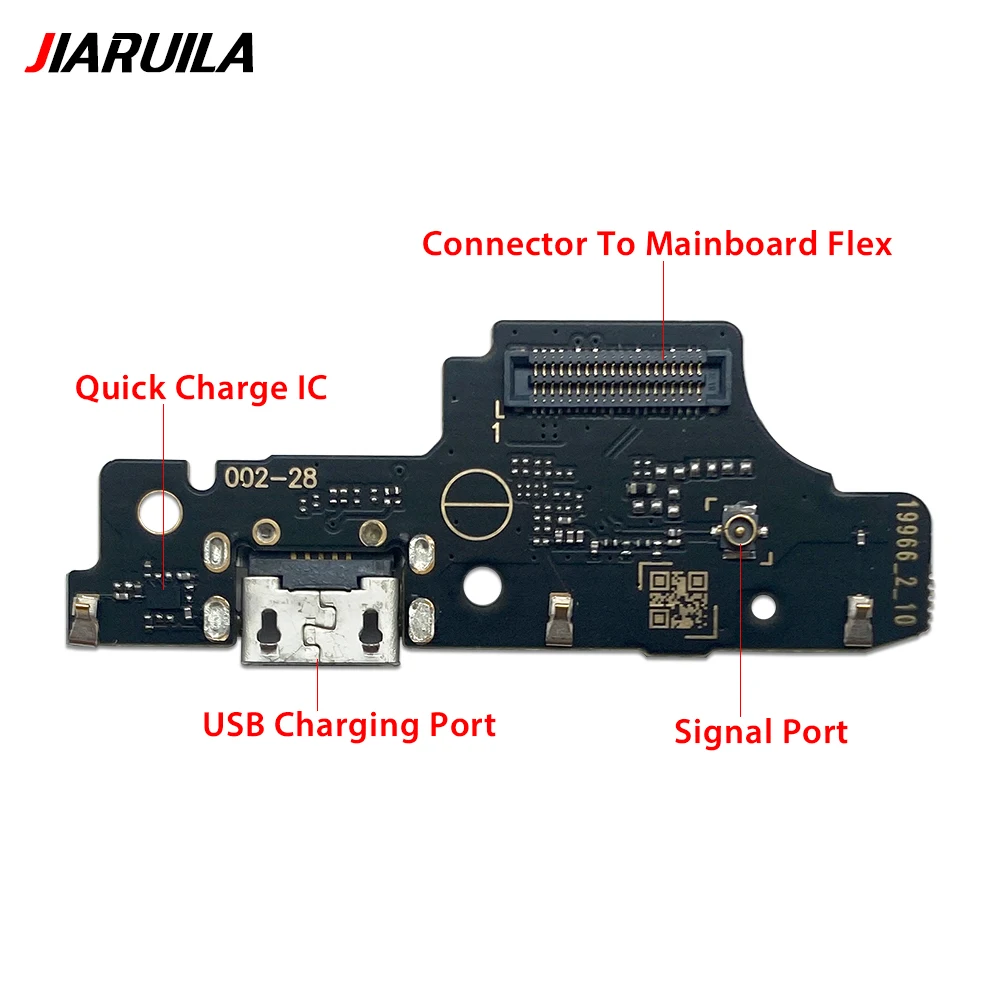 USB Charger Dock Connector Board with Charging Port and Microphone Flex Cable