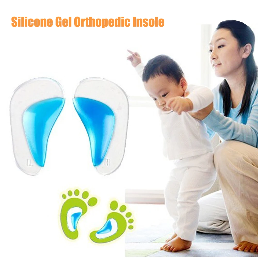 Kids Orthopedic Insoles for Children Shoes Inserts Baby Plantar
