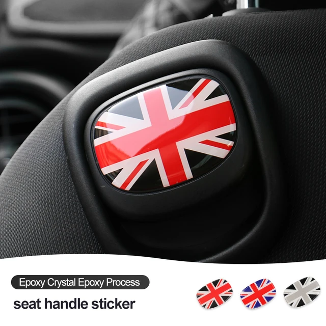 Rear Seat Handle Sticker Auto Accessories For Mini Cooper F56 F56 Hatchback  2pcs