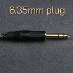 OPENHEART Premium 16-Core Audio Cable with Multi-Connector Options - 3.0m (6.35mm plug)