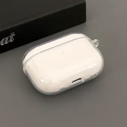Clear TPU Protective Case Cover for AirPods 4th Generation (Snow)
