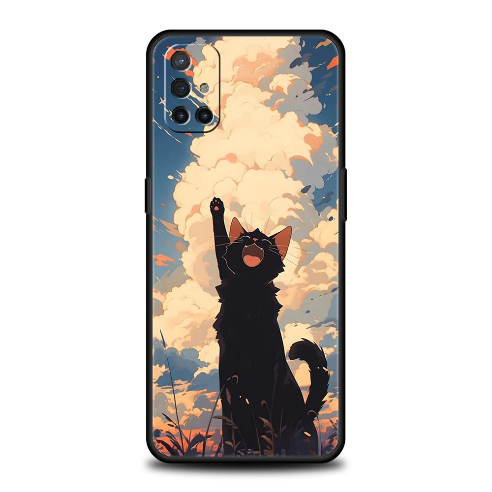 Van Gogh Starry Sky Cat Design Phone Case Cover
