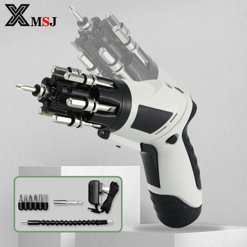

4.5V Rechargeable Electric Screwdriver Set Precision LED Light Cordless Screwdrivers Drill Powerful Screw Driver Repair Tool