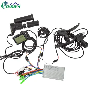 Nuovo Kit Controller LCD per E-Bike 2026 con Sensore PAS a 12 Magneti, Acceleratore a Manopola e Leva Freno per Aggiornamento MTB