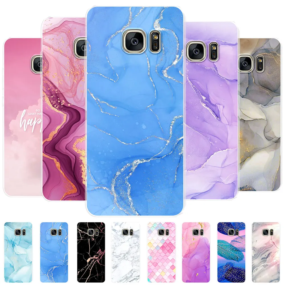 Per Samsung S7 Cover Cover Fashion Back Case Per Samsung Galaxy S7 Edge Silicone Soft Bumper Per Samsung S7 Edge Fundas Coque