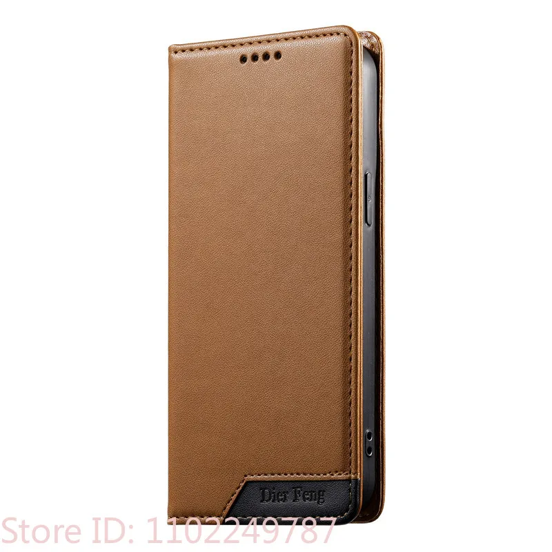 Luxury Flip Wallet Leather Phone Case - Premium Etui Design