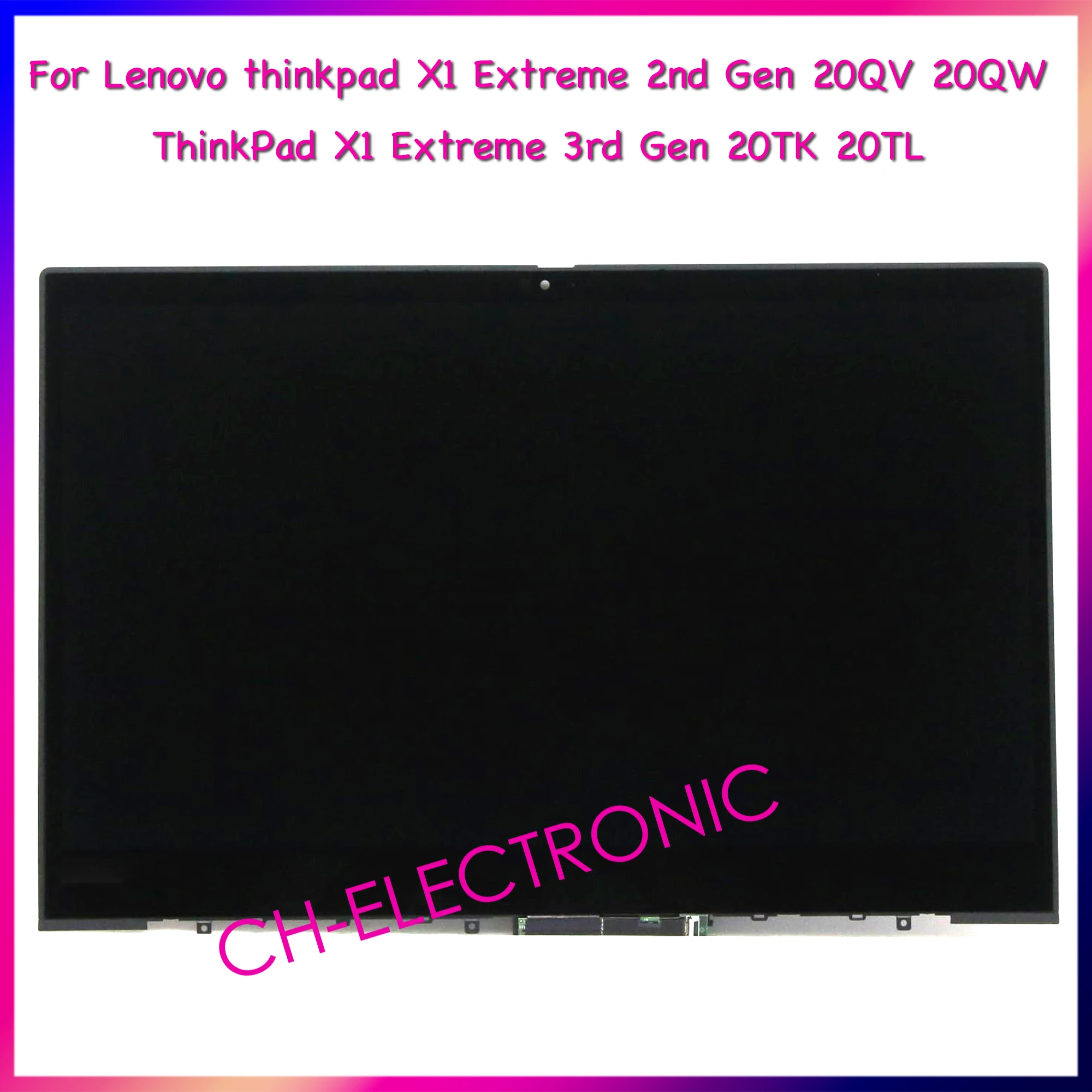 

Сенсорный OLED-экран 15,6 дюйма в сборе для Lenovo ThinkPad X1 Extreme 2nd Gen 20QV 20QW P1 Gen 2 20QT 20QU X1 Extreme 3rd Gen 20TK 20TL