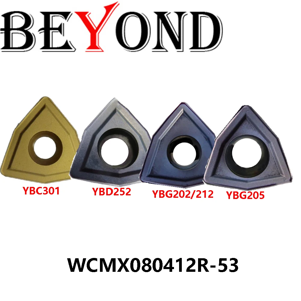 

Original WCMX080412R-53 YBC301 YBD252 YBG202 YBG205 YBG212 Machine Cutter Inserts CNC Turning Tools Carbide Lathe WCMX080412R