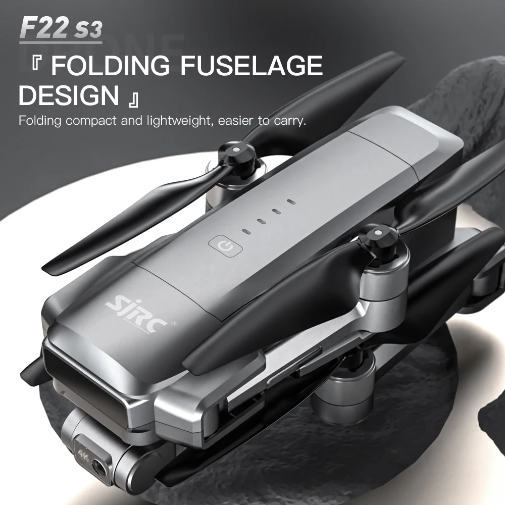 SJRC F22 S3 PRO Drone 4K Professional Camera GPS HD 5G WiFi FPV 3-Axis Gimbal EIS Brushless Foldable RC Quadcopter Toys For Kids 5