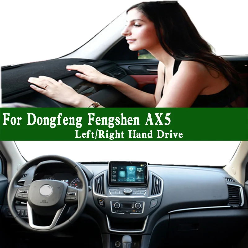 

For Dongfeng Fengshen AX5 2017-2020 Dashmat Dashboard Cover Instrument Panel Sunscreen Insulation Protective Pad Anti-Dirt Proof