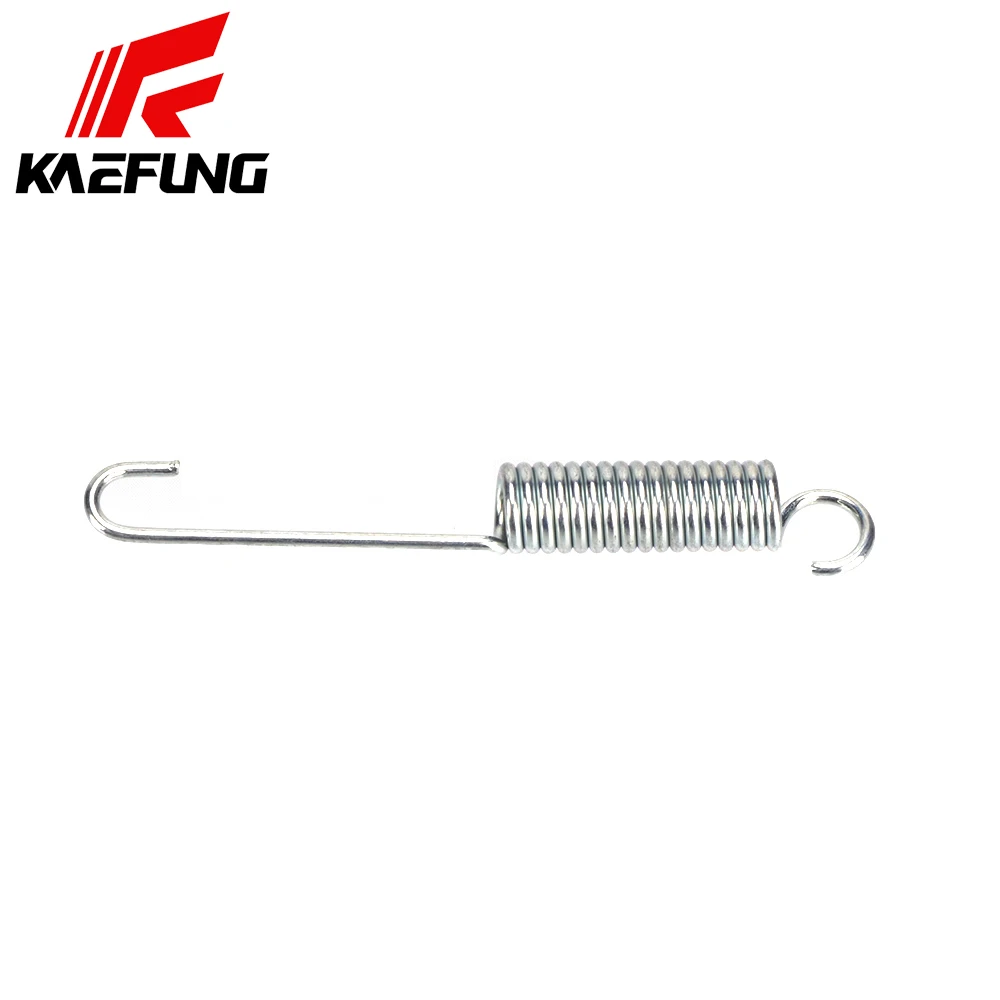 Motorcycle Kickstand Spring Replacement – Durable Silver Metal Stand Return Accessory