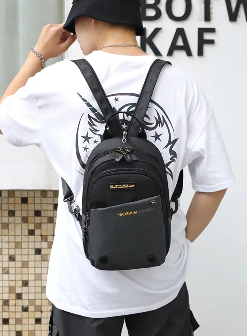 Nylon Multi Functional Casual Backpack for Men