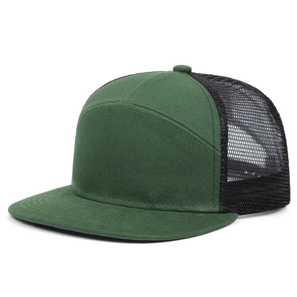 Einfache, gespleißte, glatte Baseballkappen für Männer und Frauen, Outdoor-Mesh-Stoff, Sommer-Mesh-Kappen mit flachem Rand, Hip-Hop-Trend – Detail 11