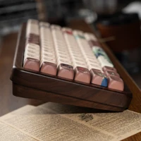 Womier Mount Fuji Custom Keyboard WD75 V2 Wooden Gaming Keyboard with QMK/VIA Tri-Mode Wireless Mechanical RGB 75% Hot Swappable - Image 5