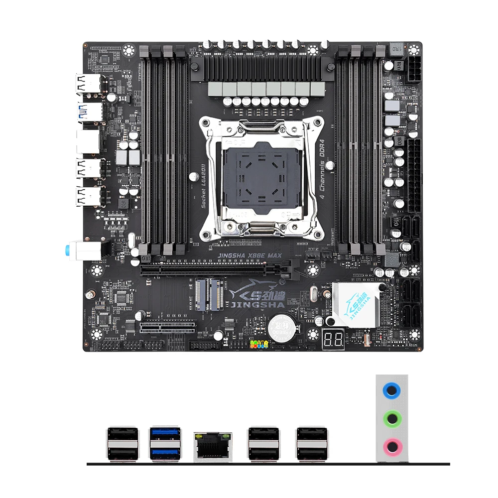 X99 Motherboard LGA2011-3 slot Support Intel Xeon V3 V4 CPU