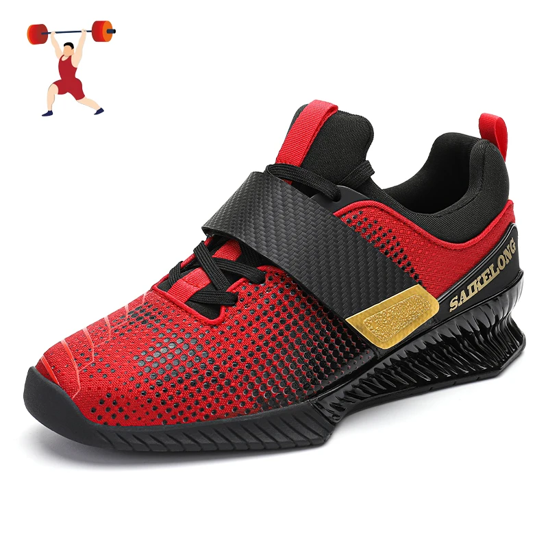 

Professional Men Weightlifting Shoes Fitness Power Training Sport Shoes Training Sbeakers Men Fitness Weightlifting Shoes M8911