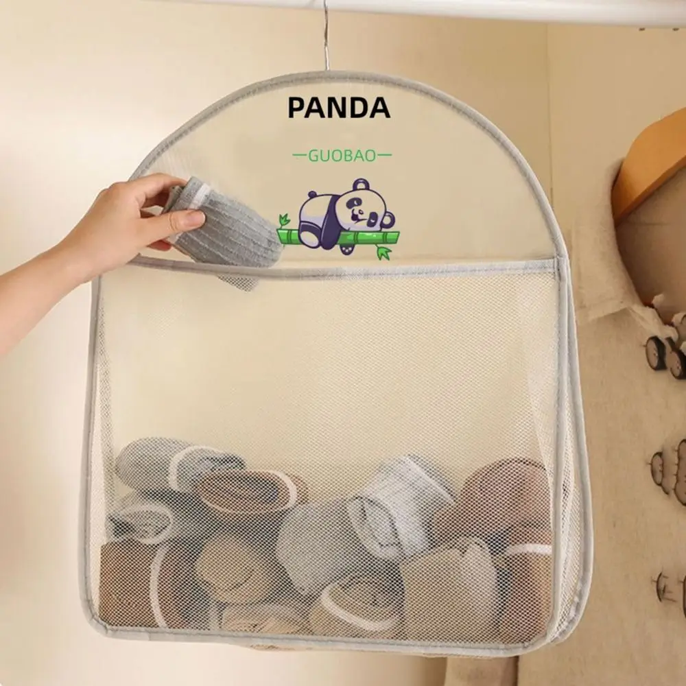 Multi-layer Storage Mesh Bag Save Space Wardrobe Hanging Socks Storage Bags Large Capacity Multi-function Dormitory Storage Tool 4