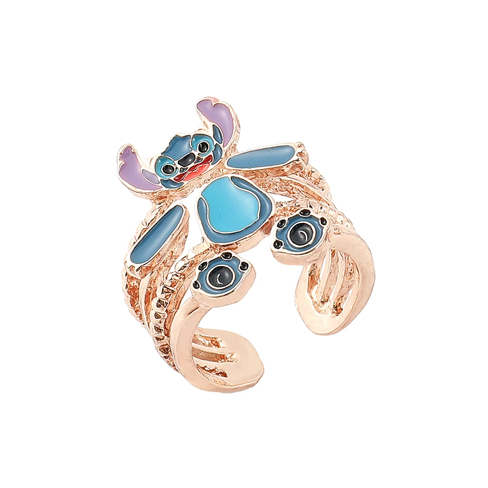 Disney Lilo & Stitch RF00393YRWL Women's Ring Gold-Plated with