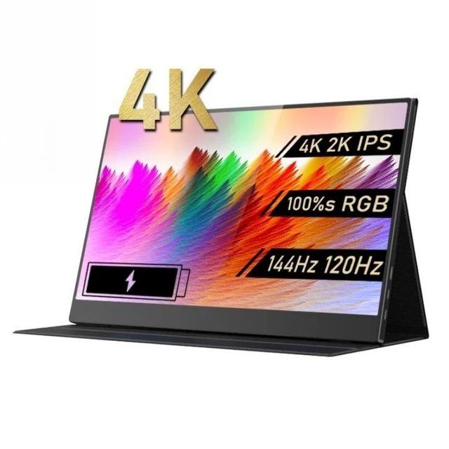 16 Inch 4K 144Hz Touch Portable Monitor 2K 120Hz Computer Gamer