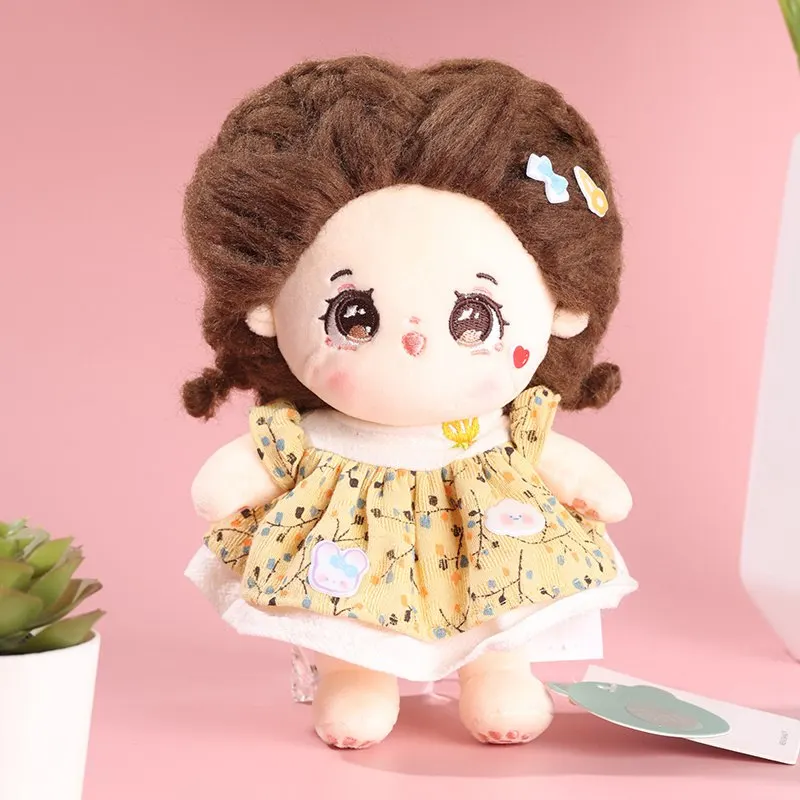 

20 см Кукла Kawaii аниме плюшевые хлопковые куклы милая мягкая фигурка игрушки DIY звезда кукла плюшевые игрушки мальчик девочка подарок