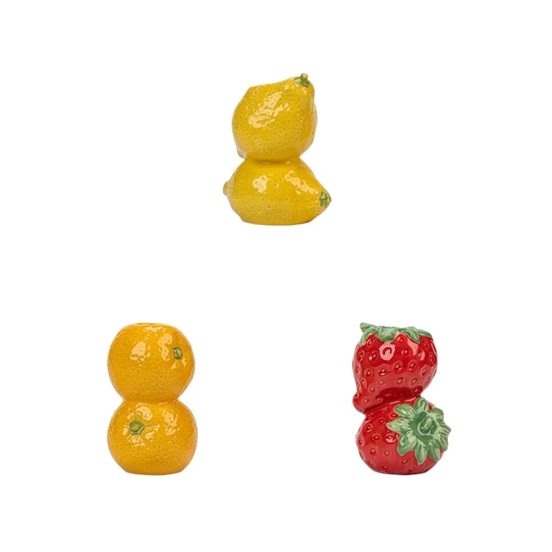Ceramic Fruit Shaped Candlestick Modern Home Decor