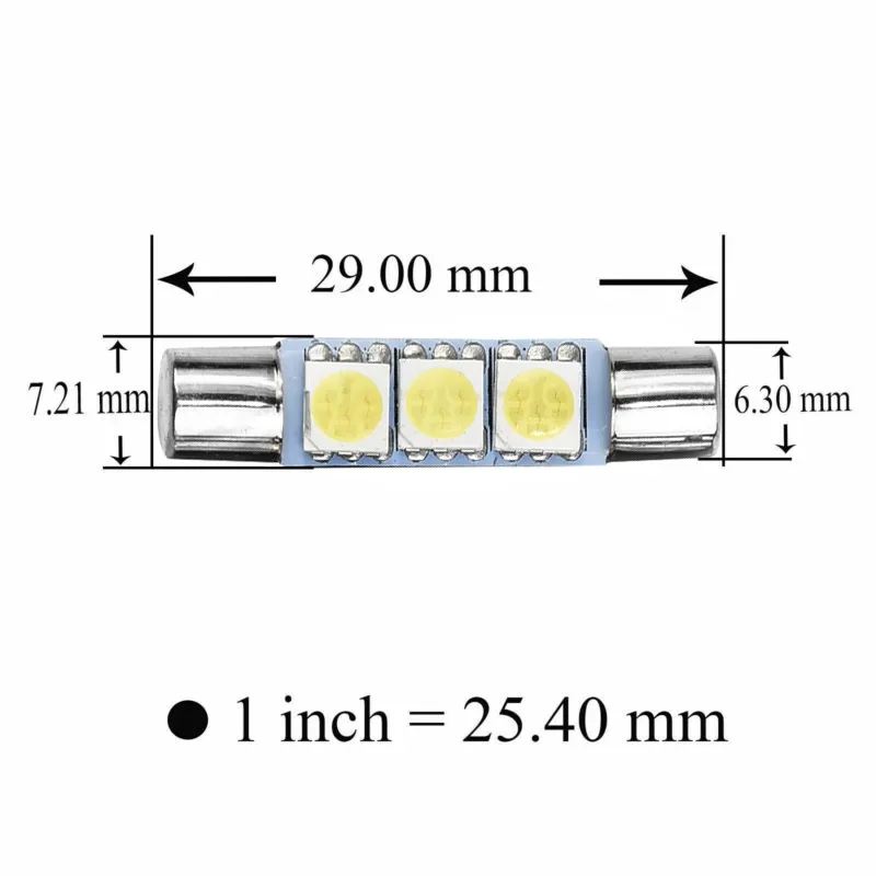 내구성 휴대용 LED 조명 전구 키트, 메이크업 미러, 매우 밝은 램프, 5050 3-SMD, 매우 밝은 5500-6000K, 6 개