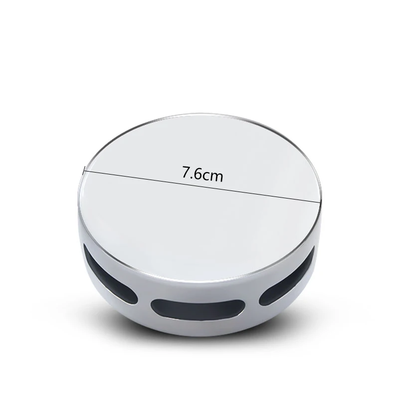 Round Stainless Steel Steam Head Polished Steam generator nozzle Outlet With Aroma Oil Pocket For Bathroom Sauna Diameter 7cm 2