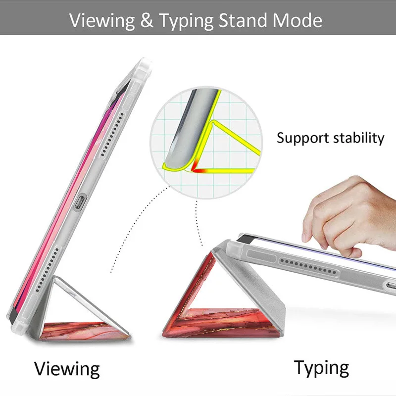 Smart iPad Case with Pen Holder, Enhanced Protection and Functionality