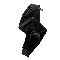 Thiened Floing Velvet Sport Pants Women's Autumn Winter Warm BF Sle Harlan Loose Casual Sweatpants Long Trousers