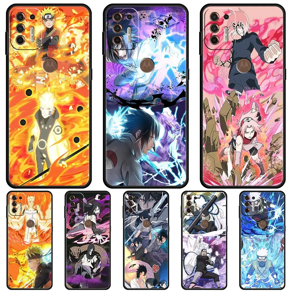 Anime Naruto Kakashi Phone Case For Moto G30 One Fusion G9 Plus G60 G8
