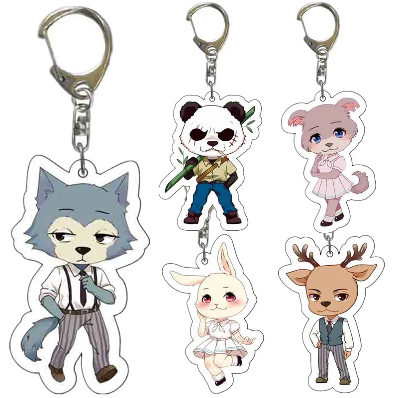 Legosi Haru Beastars Beastars Anime Keychains Acrylic Pendant