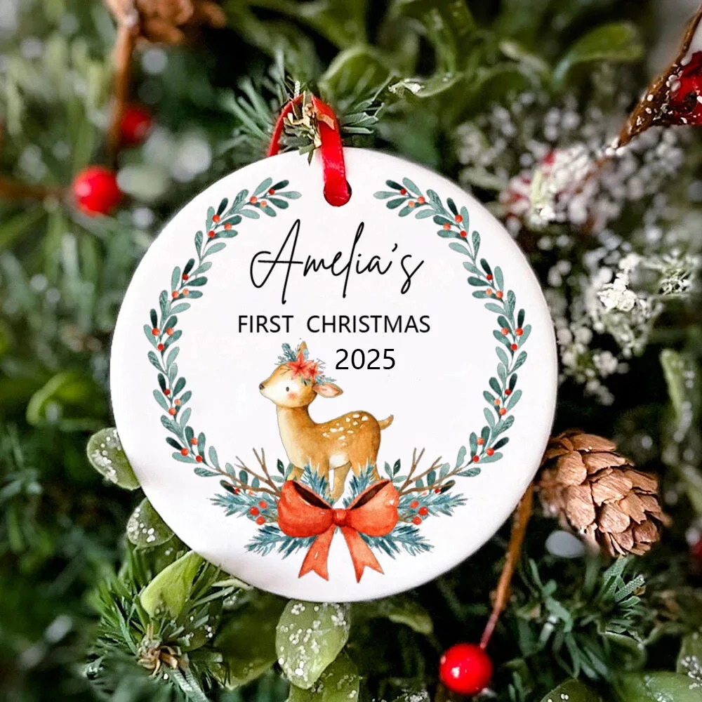 Hallmark Personalized Baby's First Christmas Ornament 2018